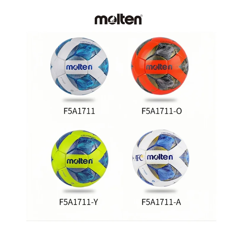 Molten FA1711 Size 5 adult football hoop Wear Resistant PVC Hand Stitched High Quality football,Outdoor Match Training futbol
