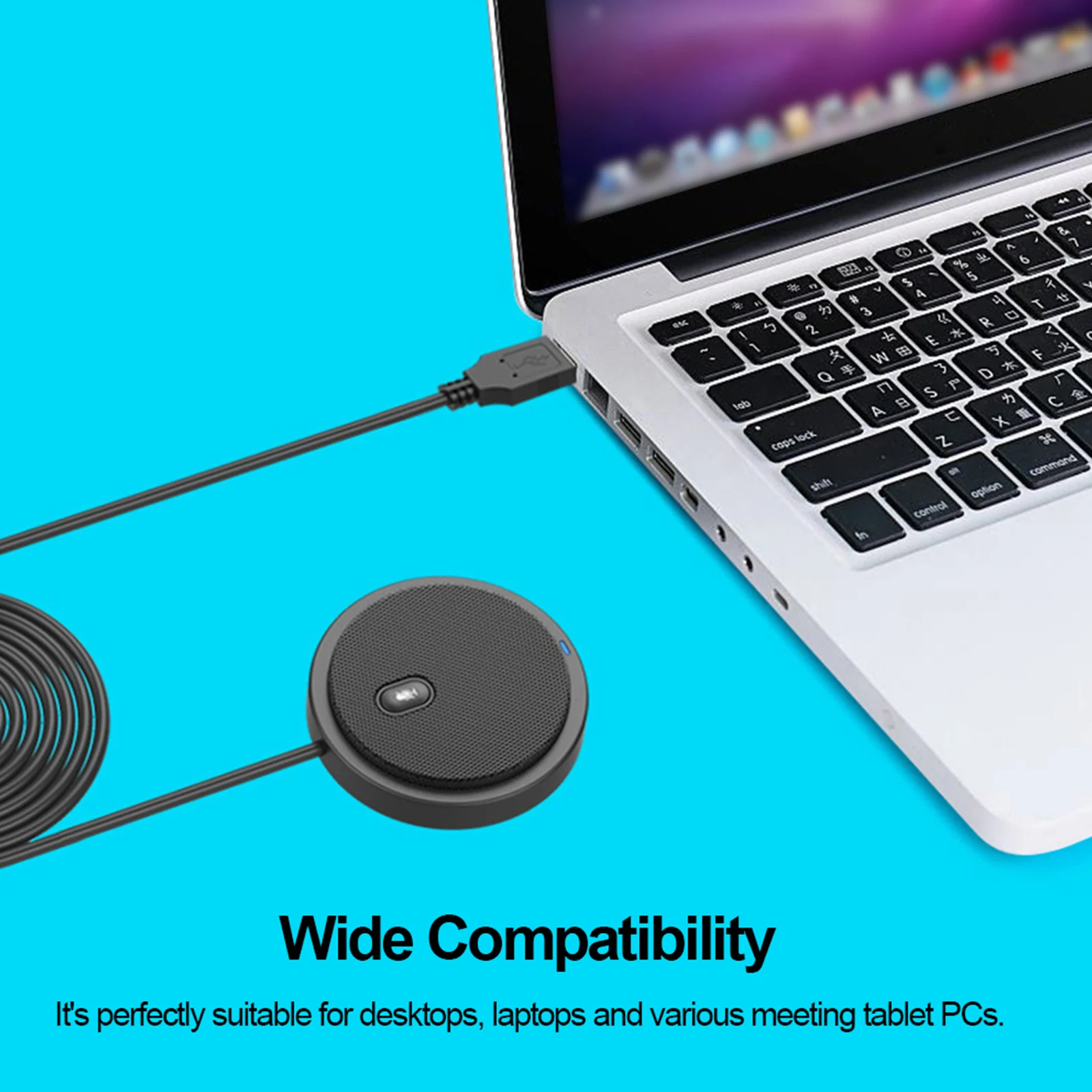 Micrófono USB De Condensador Omnidireccional - Para PC, Streaming, Juegos, Plug & Play, Carcasa De Metal