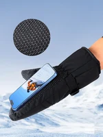 Ski Mittens Waterproof Snow Gloves Windproof Cycling Gloves Snowboard Gloves Cold Weather Gloves for Men & Women 4