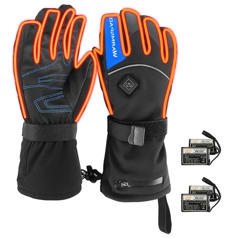 

Electric Heating Gloves Touch-screen Heated Typing Gloves USB Rechargeable Hand Warmer For Driving Biking Running Skiing