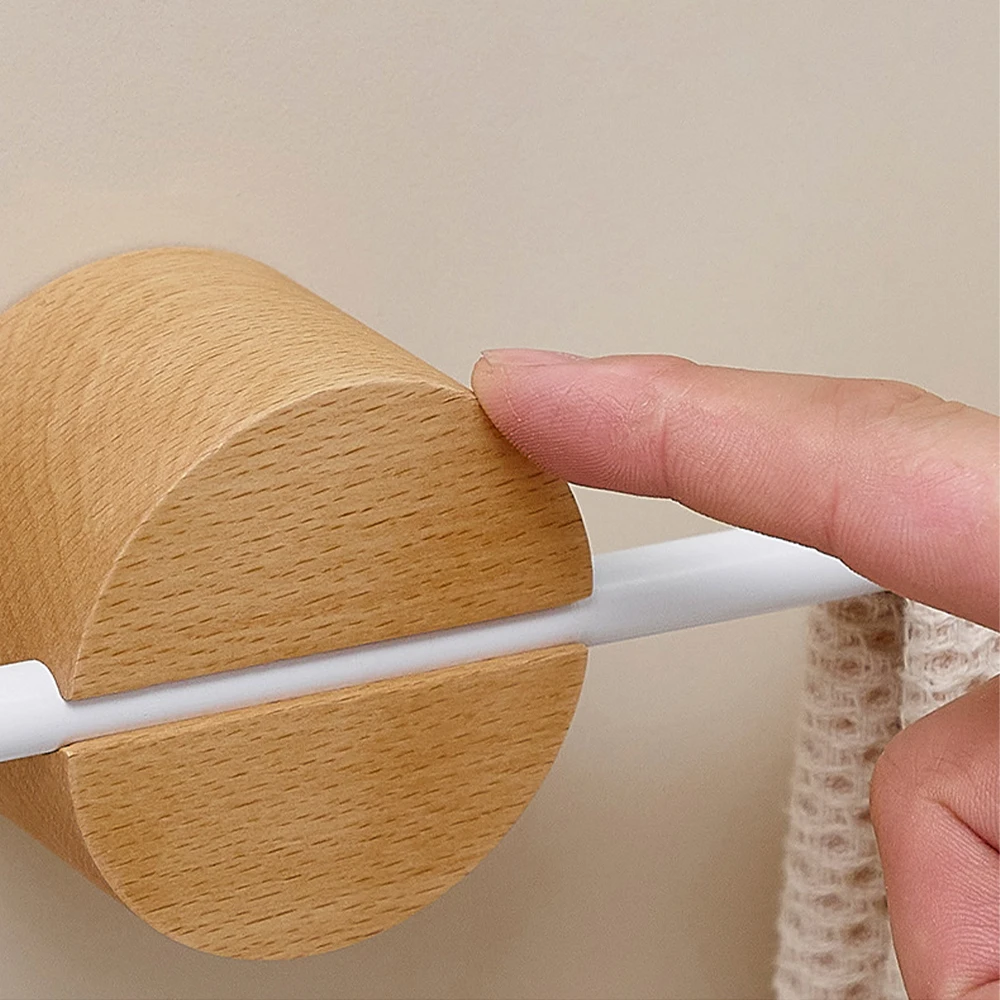 Towel Rack 40/50cm Movable Towel Rod Rack Hanger Bath Towel Holder Wall Hanging Bars Aluminium Bathroom Shelf Kitchen Storage Rack