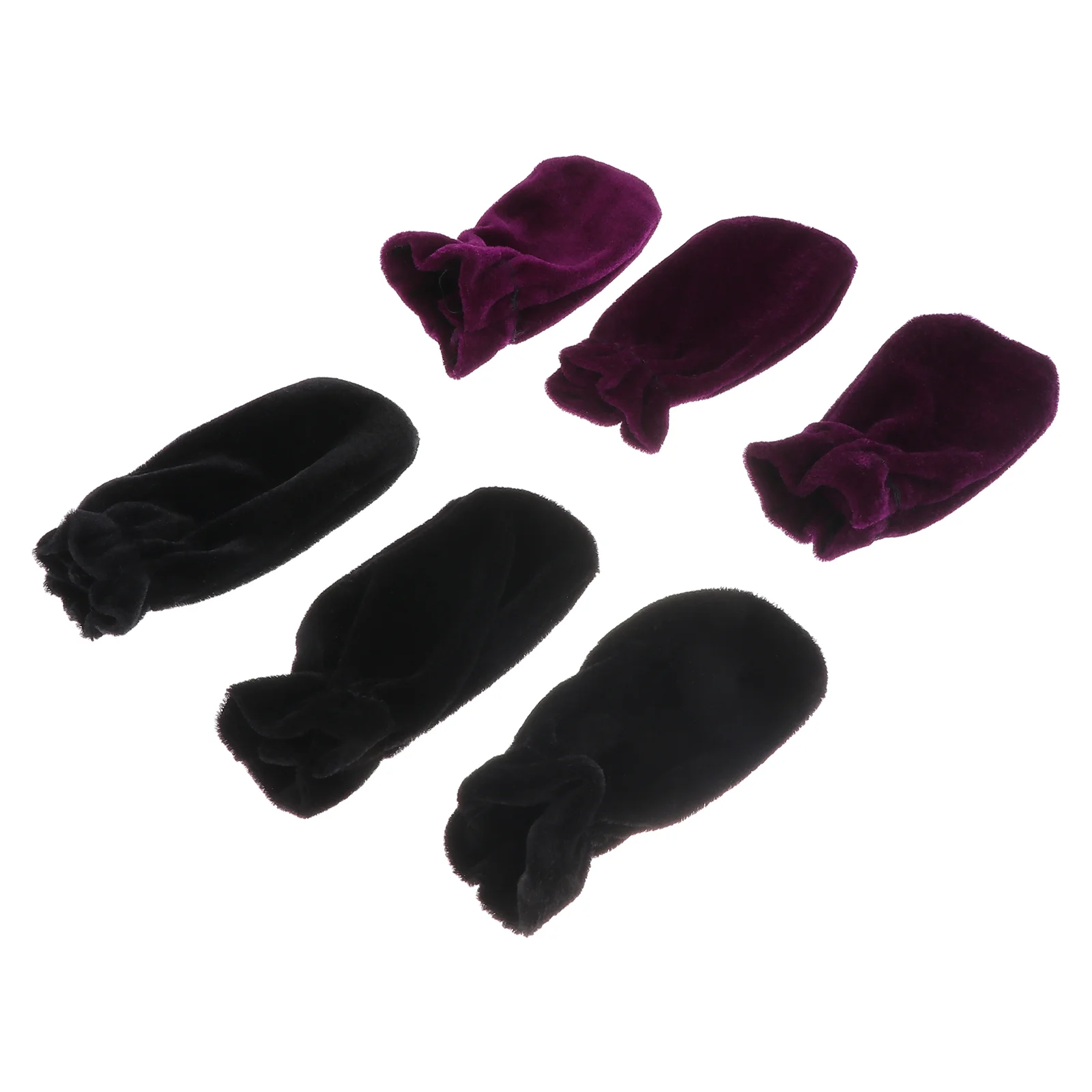 

2 Sets Piano Foot Pad Pleuche Protective Sleeves Piano Pedal Protective Covers