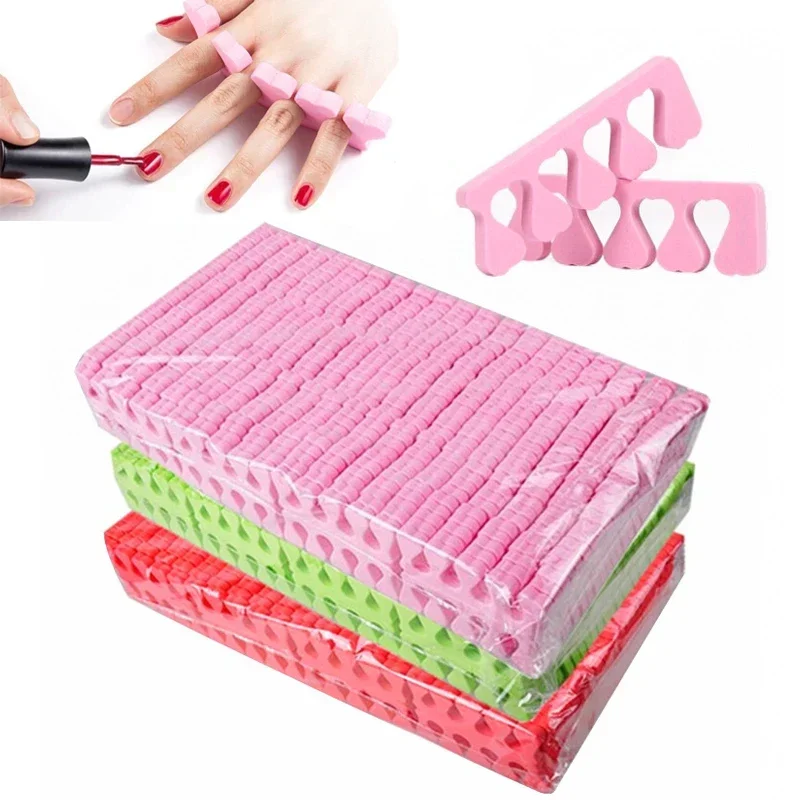 Nail Art Toe Separators 40/100PCS Fingers Foots Sponge Soft UV Gel Polish Beauty Tools Manicure Pedicure Pack Nail Kits