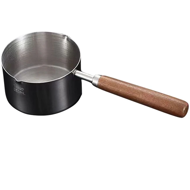 High Quality Milk Boiling Pot Kitchen Utensils Stainless Steel Milk Pot  with Spout - China Kitchen Utensils and Cookware Set price