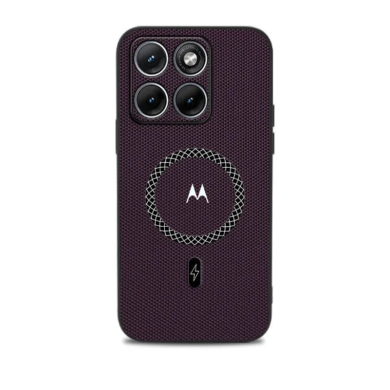 Premium Woven Textured Magnetic Shockproof Phone Case