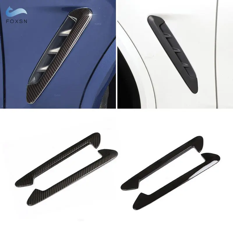 

For BMW X3 G01 X4 G02 2018 2019 2020 2021 2022 2023 Car Body Side Grille Fender Air Vent Trim Cover ABS Gill Fender Modified