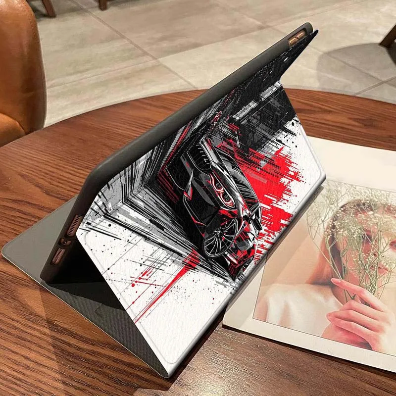 Luxury Sports Car Art Pattern Tablet Case Gift