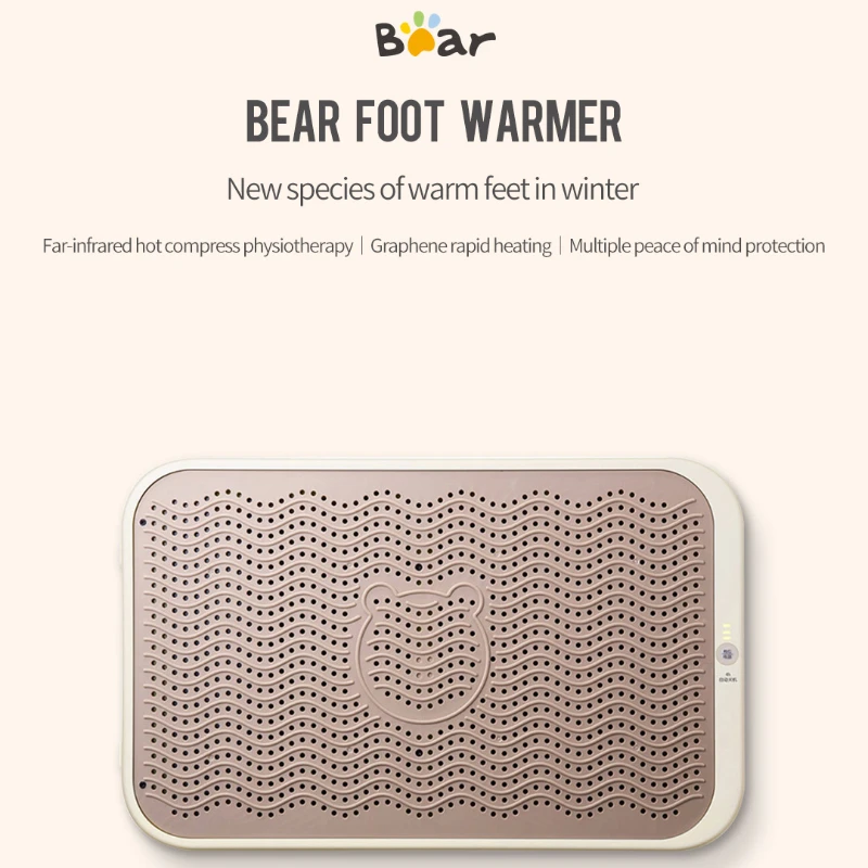 

New Graphene Heater Vertical Foot Warmer Four-speed Adjustment To Quickly Heat The Air Waterproof And Power-off Protection Home