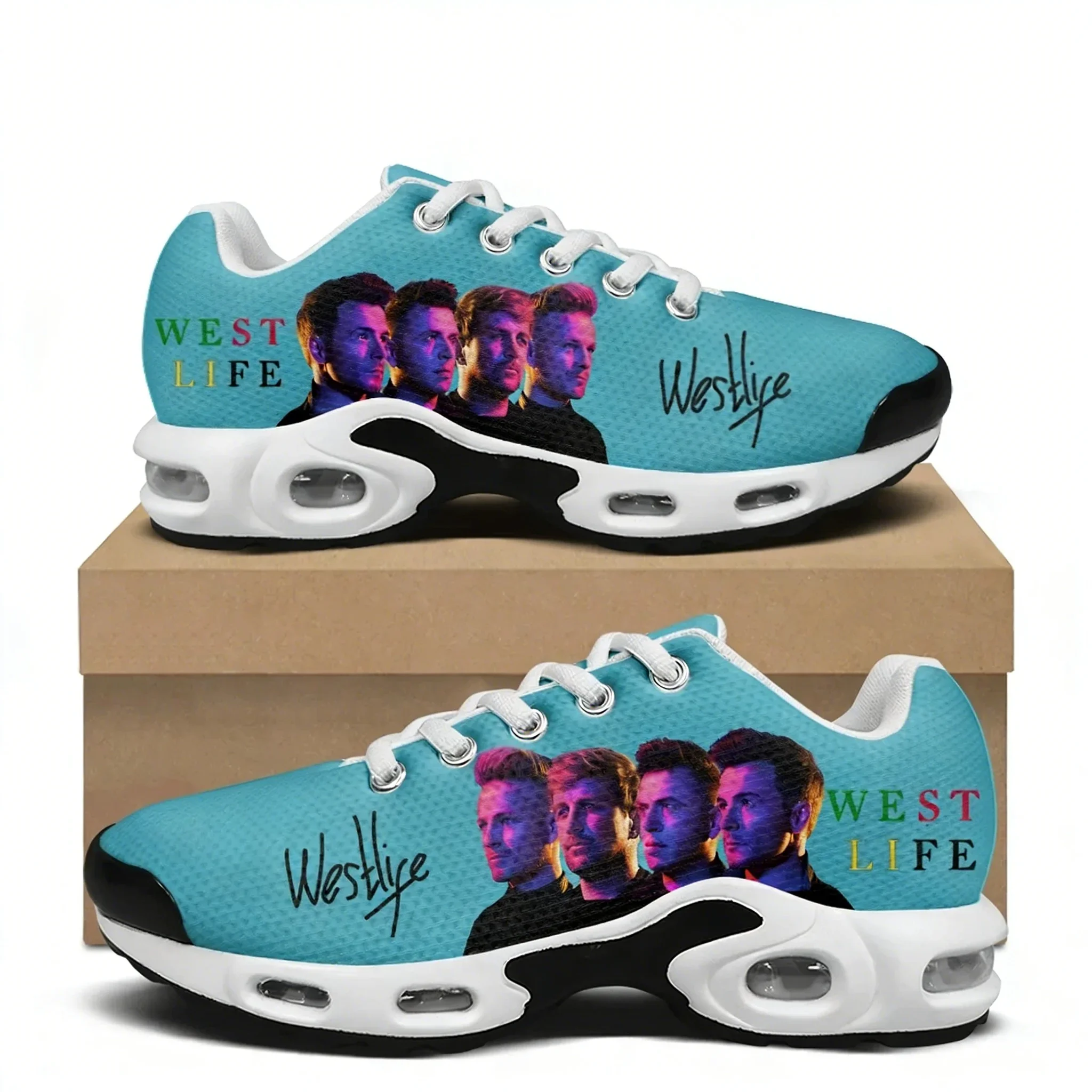Westlife Band Air Cushion Sneakers Mens Womens Hip Hop Rock Lightweight Sports Shoes Custom Couple Cool Popular Leisure Sneaker 3