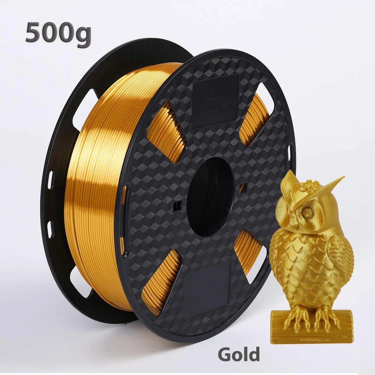 1.75mm 250g,500g 실크 PLA 3D 필라멘트 와이어 스풀 와이어 3D 프린터 재료 3D 인쇄 리필, 필라멘트 와이어 진공 포장