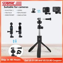 

Handheld Selfie Stick Tripod Phone Holder Bluetooth Control for DJI Action 2/Osmo Pocket/Action/Gopro 10/9/8 Camera Accessories