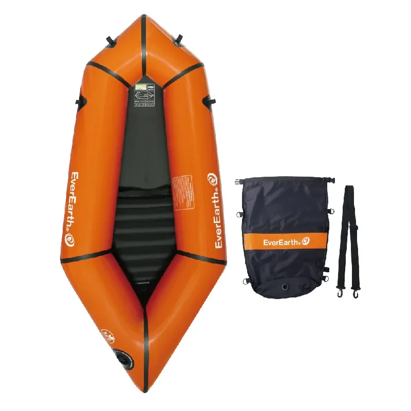 2 man ocean canoe/kayak kayak rowing boat self inflating life raft ponton boat new
