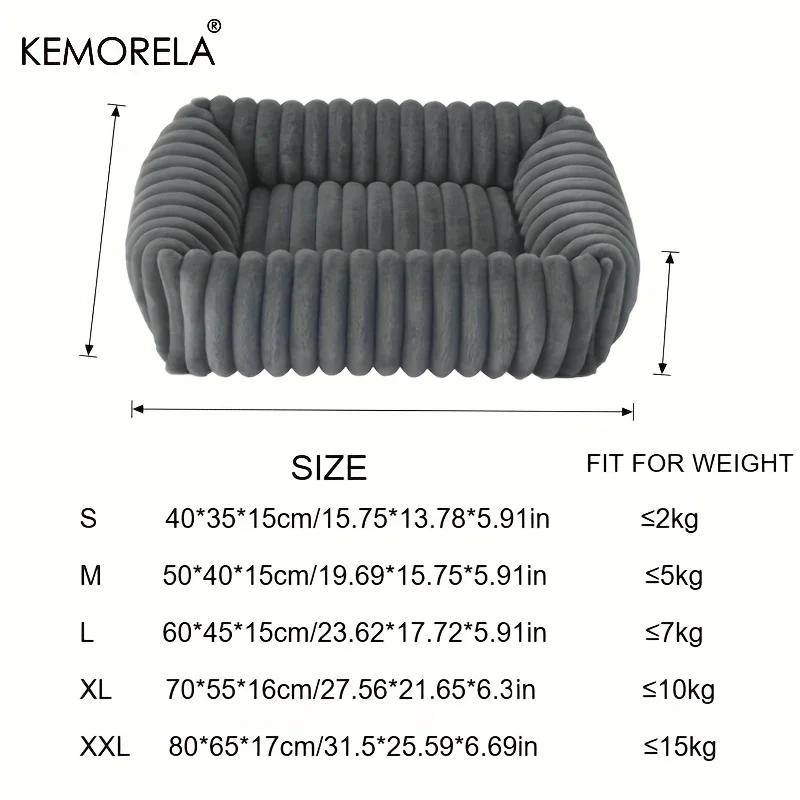 Orthopedic Plush Dog Bed Mattress For Medium And Large Dogs Pet_voghion.com