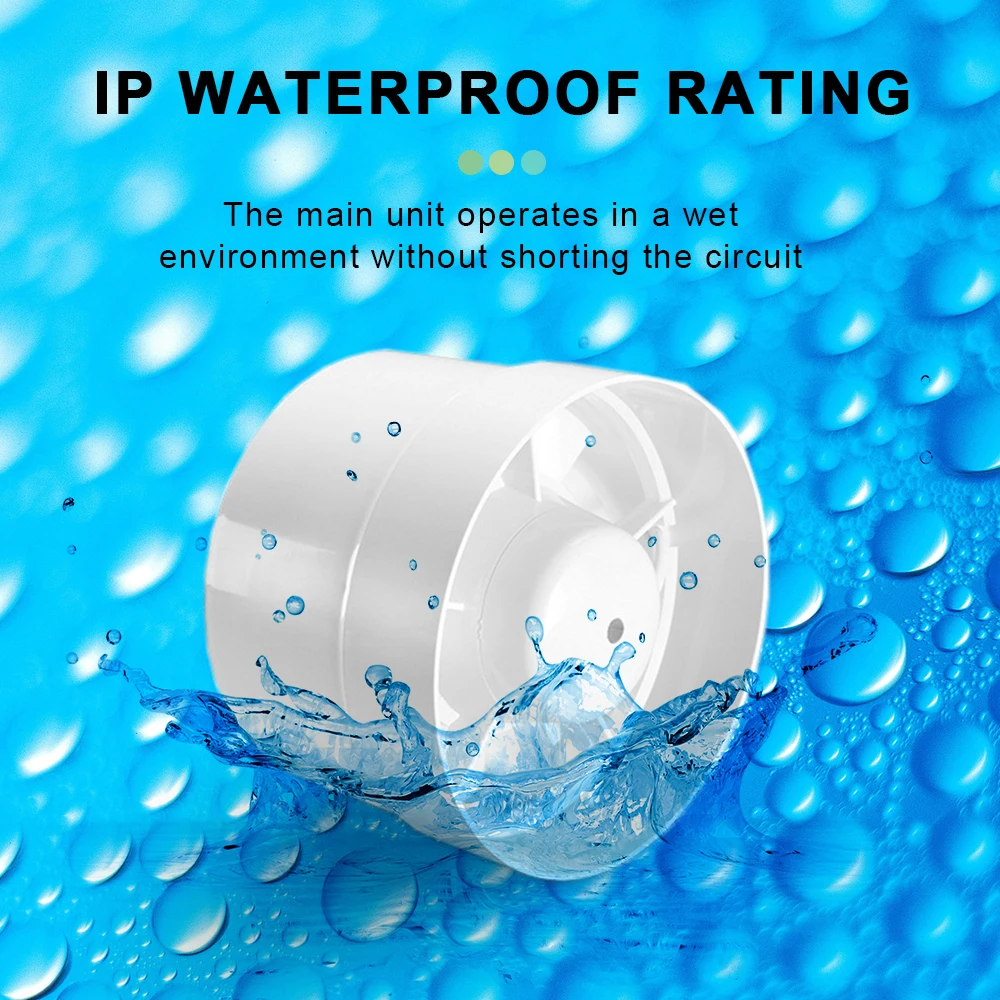 4/5/6 inch 220V Round Ceiling Window Exhaust Fan Ventilator for Bathroom Kitchen Washroom