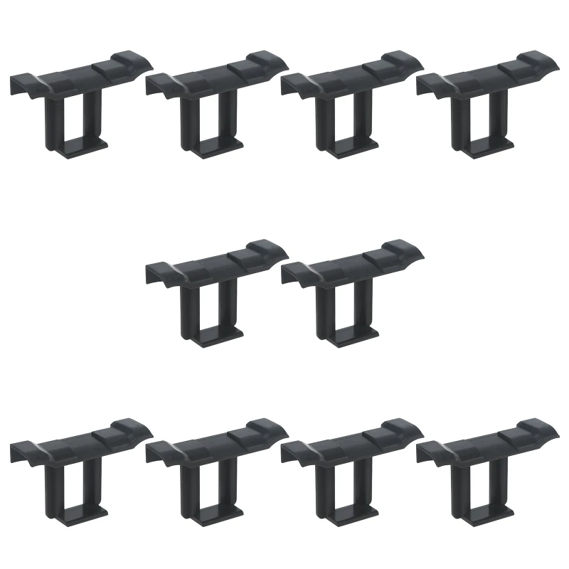 

10 Pcs Solar Panel Water Drain Clip Outdoor Photovoltaic Panels Cleaning Clips fit for 0.98'', 1.38'', 1.57'' Frame