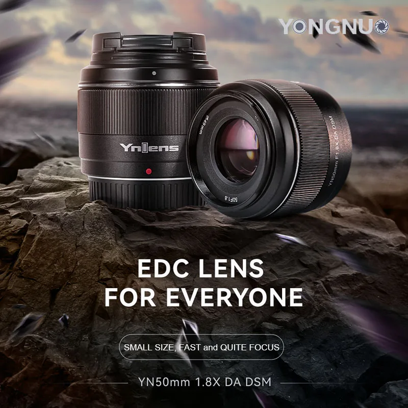 Yongnuo Yn50Mm F1.8X Da Dsm Obiettivo Per Fotocamera Con Messa A Fuoco Automatica Per Fujifilm X Mount Aps-C Frame Microcamera Xt1 Xt10 Xt20 Xt100 Xa1