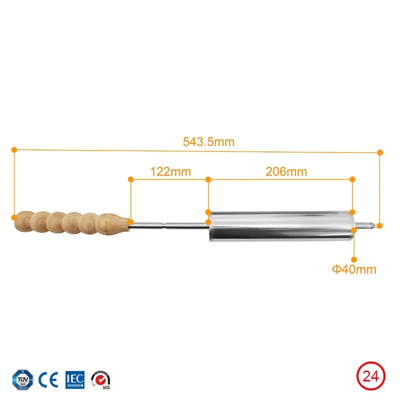 Chimney Bread Roll Baking Machine Ice Cream Bread Cone Maker Cake Baking Machine Kurtos Kalacs Oven 4