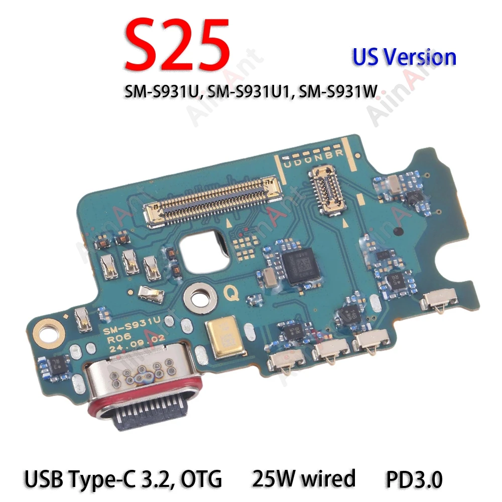 USB Mic Board Dock Charger Connector Charging Port Flex Cable