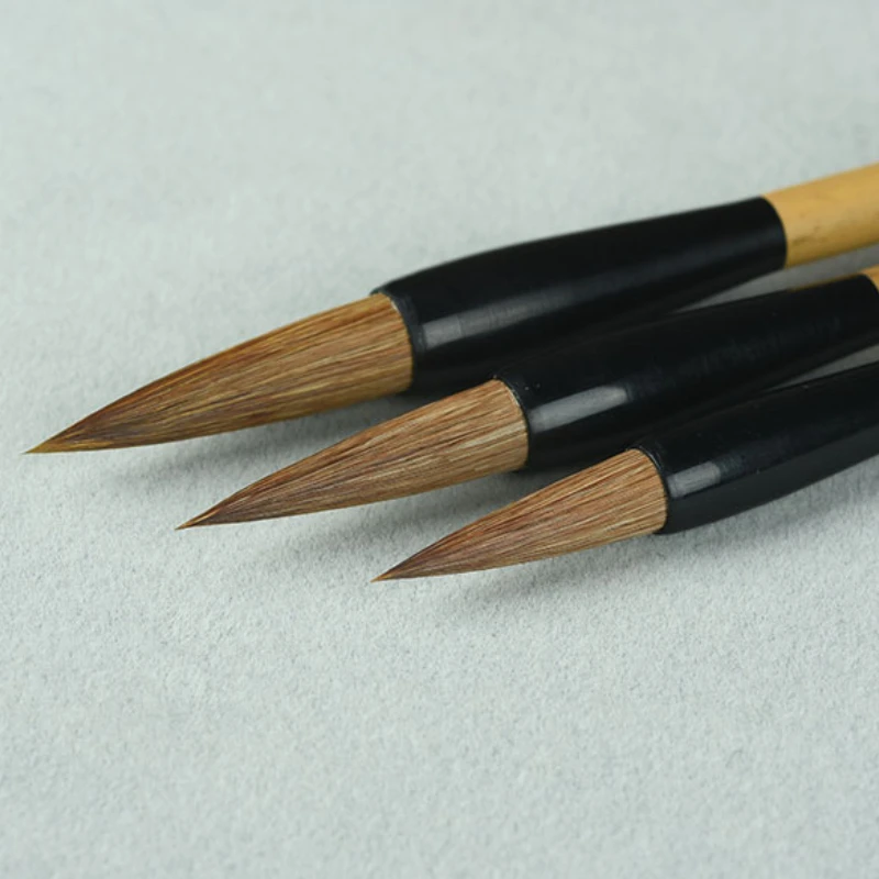 

Chinese Calligraphy Writing Brush Pen Weasel Hair Regular Script Caligraphie Brush Pen Landscape Painting Brushes Tinta China