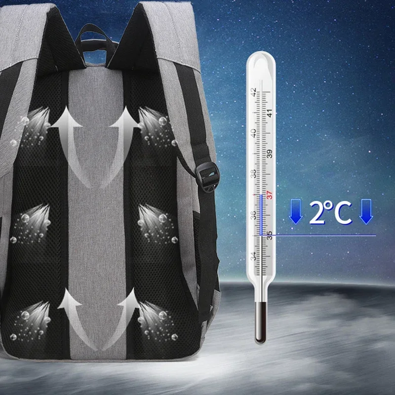 Laptop Backpack School Bag Men Large Capacity Backpack 15.6 Oxford Black Solid High School Bags Teen College Boy Gril Student