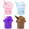 70ML Scented Butter Slime,Strechy And Non-Sticky,Ice Cream Cones accessories,Birthday, Holiday, Easter Day Party Gifts,DIY Stres 1