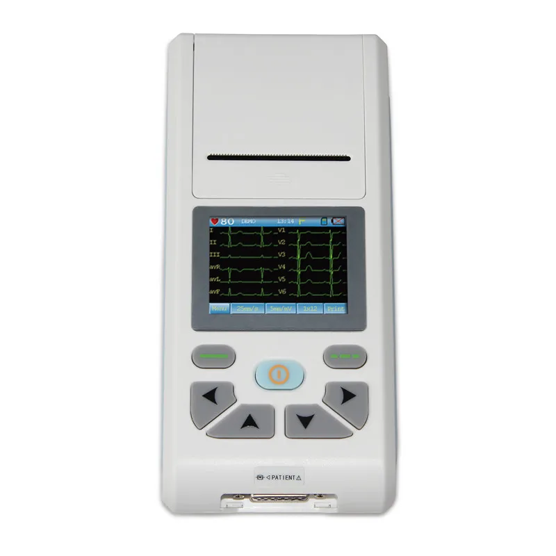CONTEC ECG90A Portable Hand-held 12 Channel 3/6/12-lead Touch Screen ECG EKG Machine Software