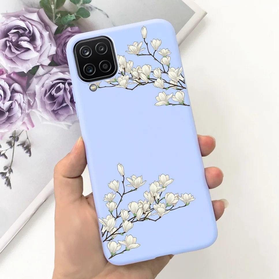 NEW Design For Samsung Galaxy A12 Case Silicone TPU Back Cover For Samsung A12 M12 F12 Galaxy M12 India  Funda Couqe Bumper
