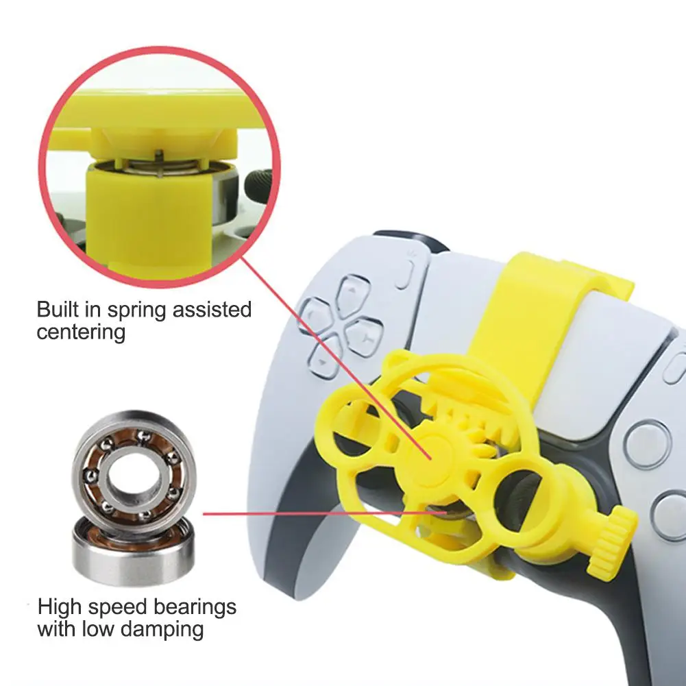 Game Console Steering Wheel Handle for Ps5 Simulated Driving To Increase Game Experience Direction Auxiliary Accessories E0S7 racing steering wheel game controller accessories