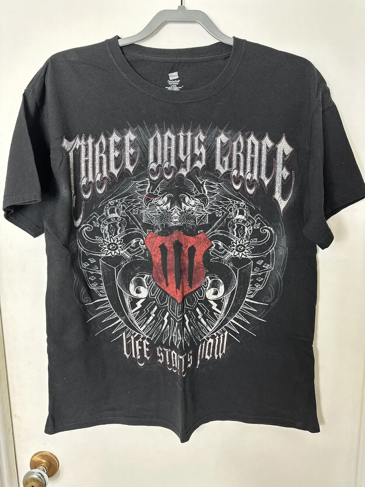 Футболка Three Days Grace Band, размер L, жизнь, старт сейчас, рок, металл, панк, длинные или Короткие рукава