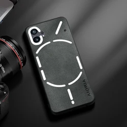 Elegante Custodia per Telefono in Pelle Leggera con Finitura in Legno - Design Semplice e Durevole