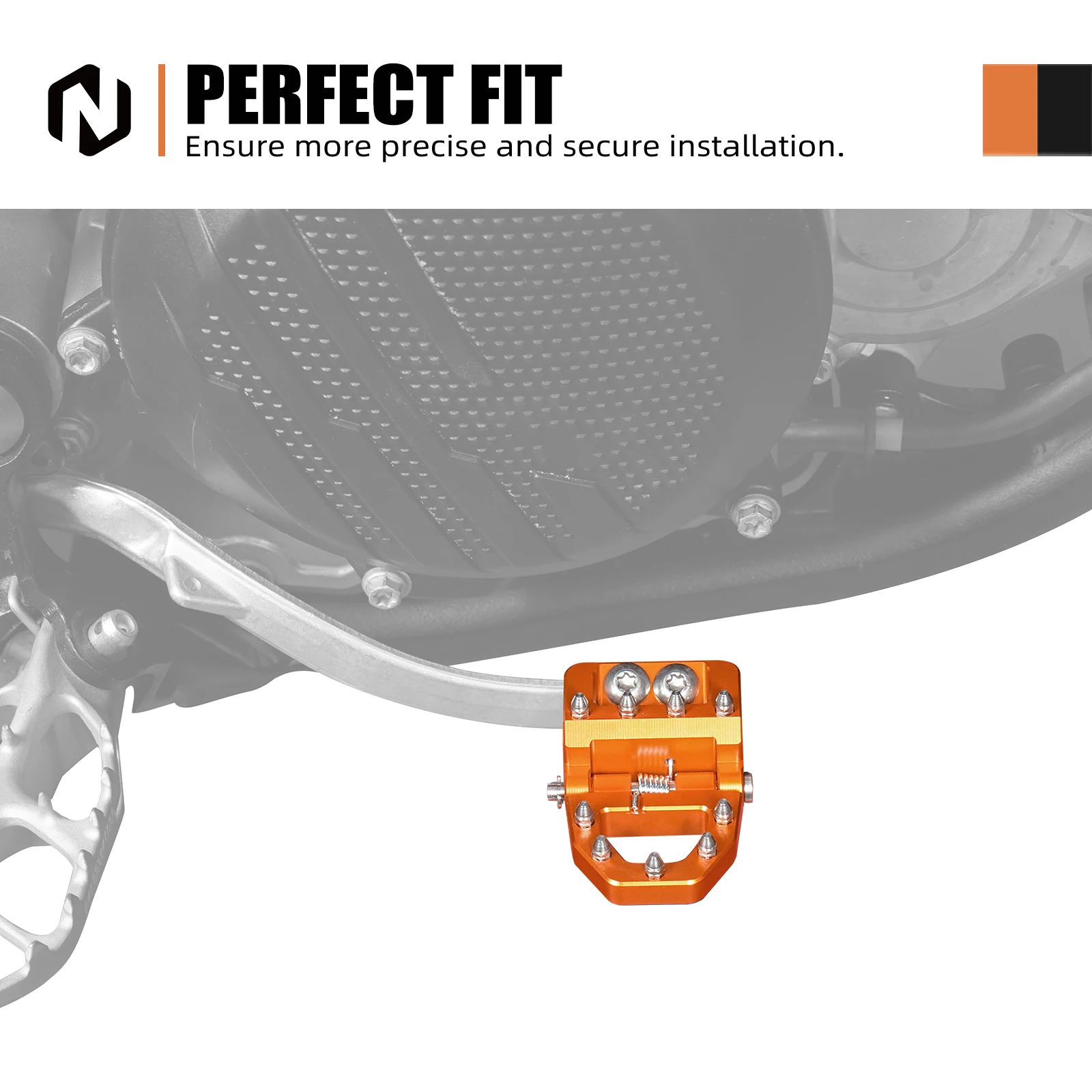 Für 2024 KTM EXC 300 TPi 6D XCW EXCF 350 SX 125 SXF 450 Husqvarna TE 300 2017-2024 GasGas EC 300 Klappbare hintere Bremspedalspitze – Detail 9