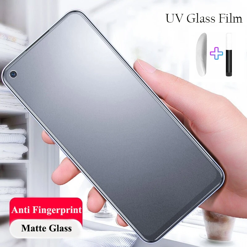 

For Xiaomi 13 Lite 11 Matte Tempered Glass Screen Protector 12S Ultra 12X CC9 MiX 4 Civi Note 10 12 Pro UV Glue Protective Film