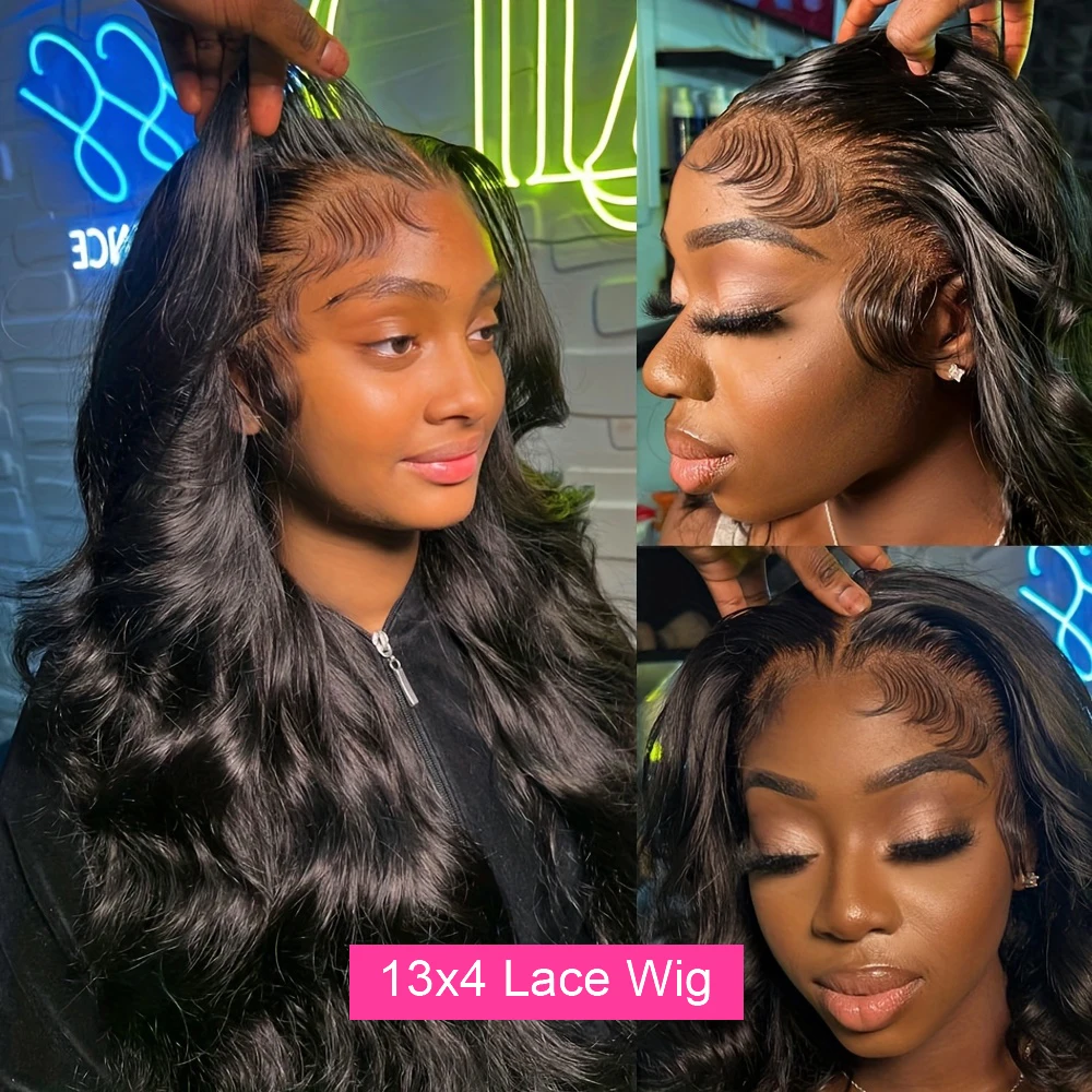 220 Density Body Wave Lace Front Wigs Human Hair Transparent Lace Frontal Wigs For Women 13x6 13x4 Human Hair Wigs