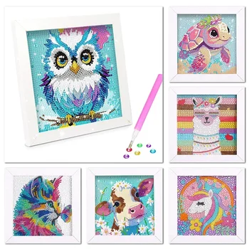 New DIY Full Diamond Handmade Diamond Painting 5D Puzzle Cartoon Animal Series Diamond Art Handicraft Hobby Gift 1