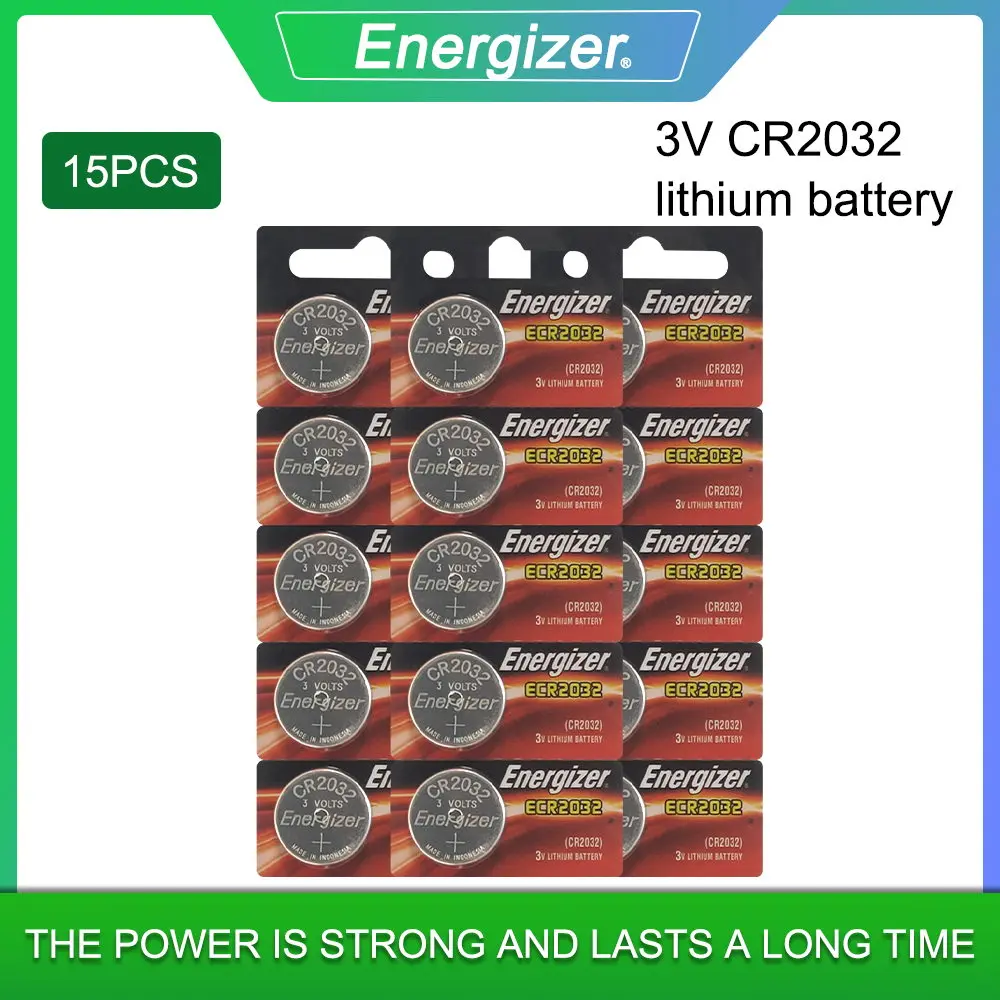 replacement batteries Energizer CR2032 CR 2032 DL2032 ECR2032 3V Lithium Battery For Watch Toy Calculator Car Remote Control Button Coin Cell lithium ion battery pack Batteries