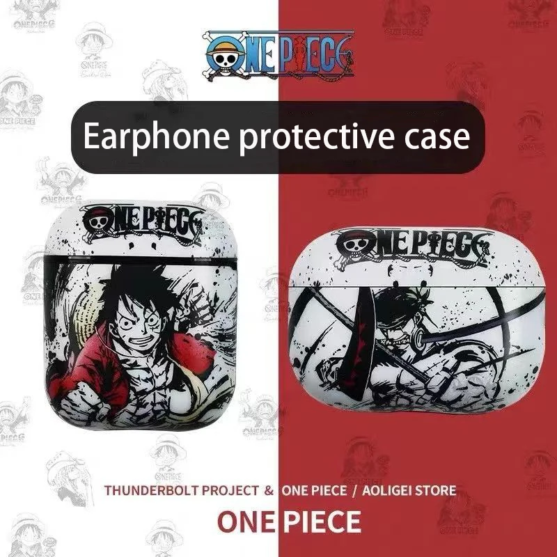Anime One Piece Luffy Zoro Airpods Pro 2 Smart Cover Airpods 1/2/3
