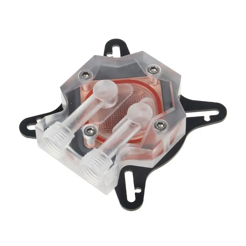 Computer PC GPU Universal Water Cooling Block Waterblock Liquid Cooler 40MM Copper Base for AMD for Intel 1156 2011 Dropship