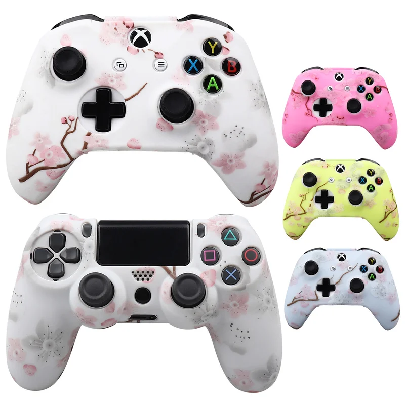 Soft Silicone Protective Cover For PS4 Slim Pro Controller Skin for