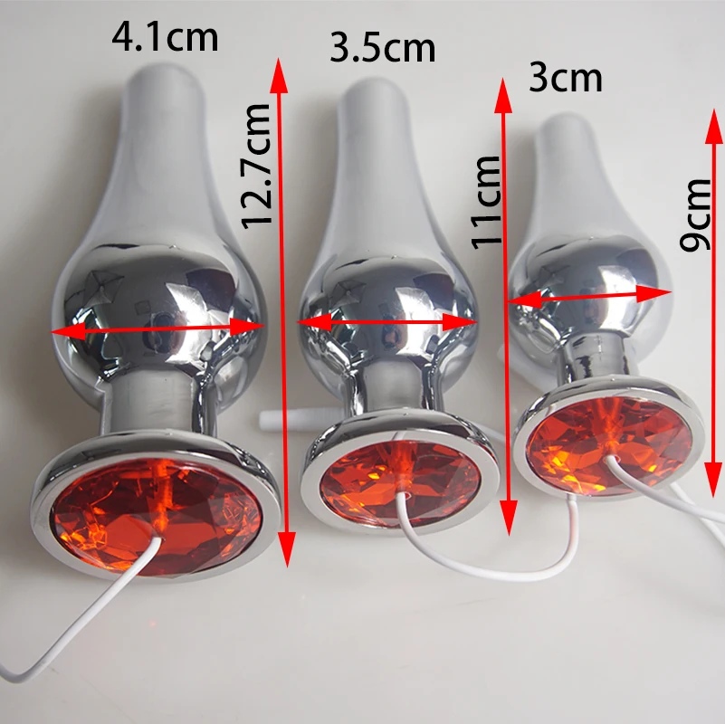 Electric Shock Taser Anal Plug Electrode Electro Butt Plugs Sex Toys Electro-stimulator Electrosex Electroshock Estim E-stim