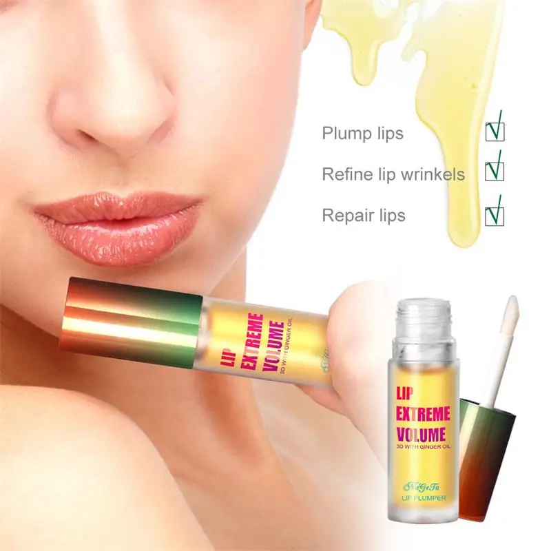 Long Lasting Lip Plumper Oil Serum Instant Volumising Essence Oil Repair Lip Fine Lines Increases Elasticity Sexy Lip Balm New 5