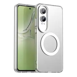 Candy Colors Translucent Shockproof Case with Magnetic Wireless Charging for Nord CE4 Lite 5G (White)