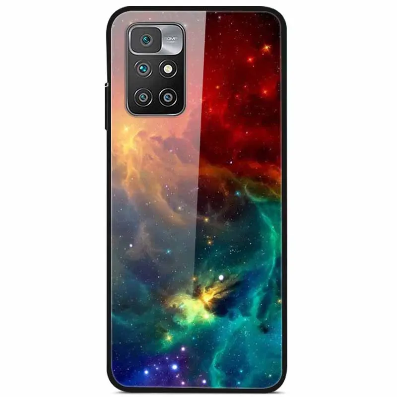 Space Starry Tempered Glass Phone Case - Durable Protective Cover