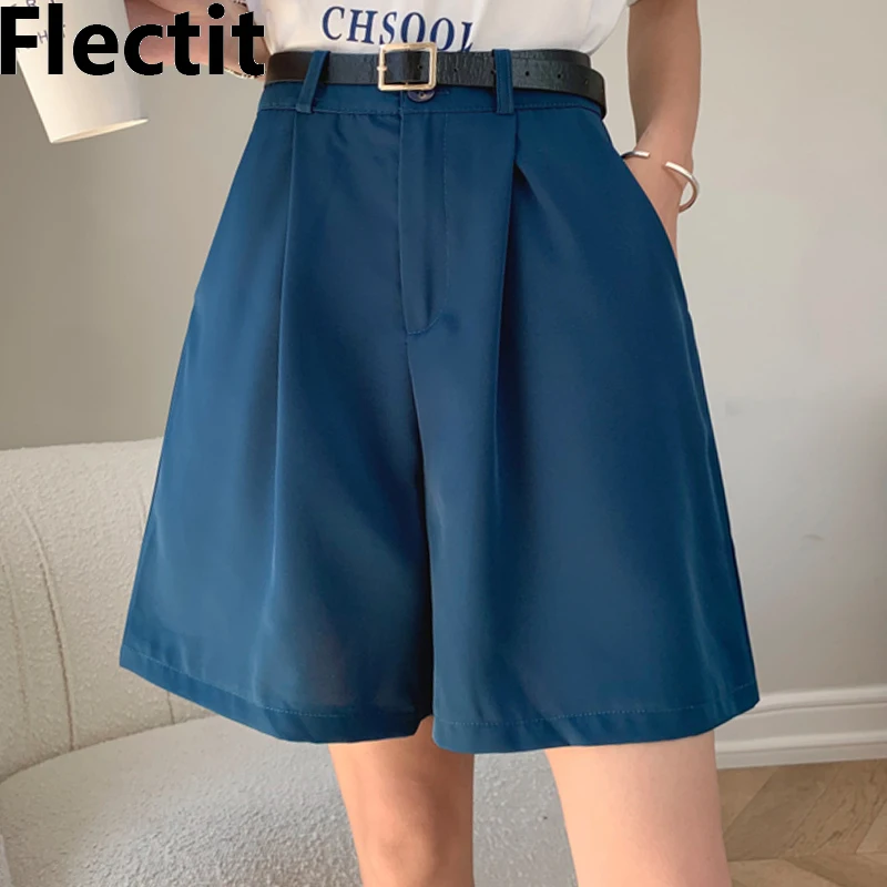 Flectit Women Bermuda Shorts High Waist 