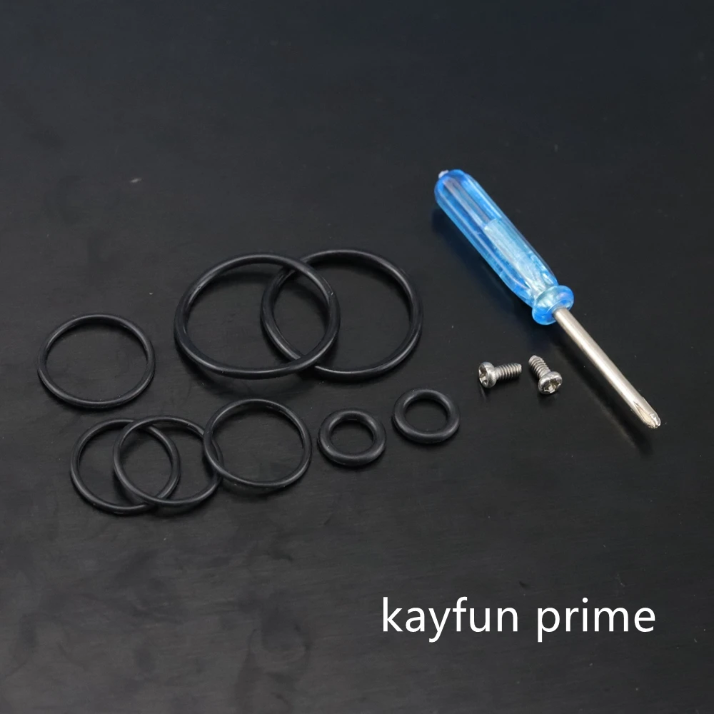 Kayfun X/X mini/V5/Prime/Lite /Lite Plus PSU Replacement Tube Silicone O-Rings Screws Accessories
