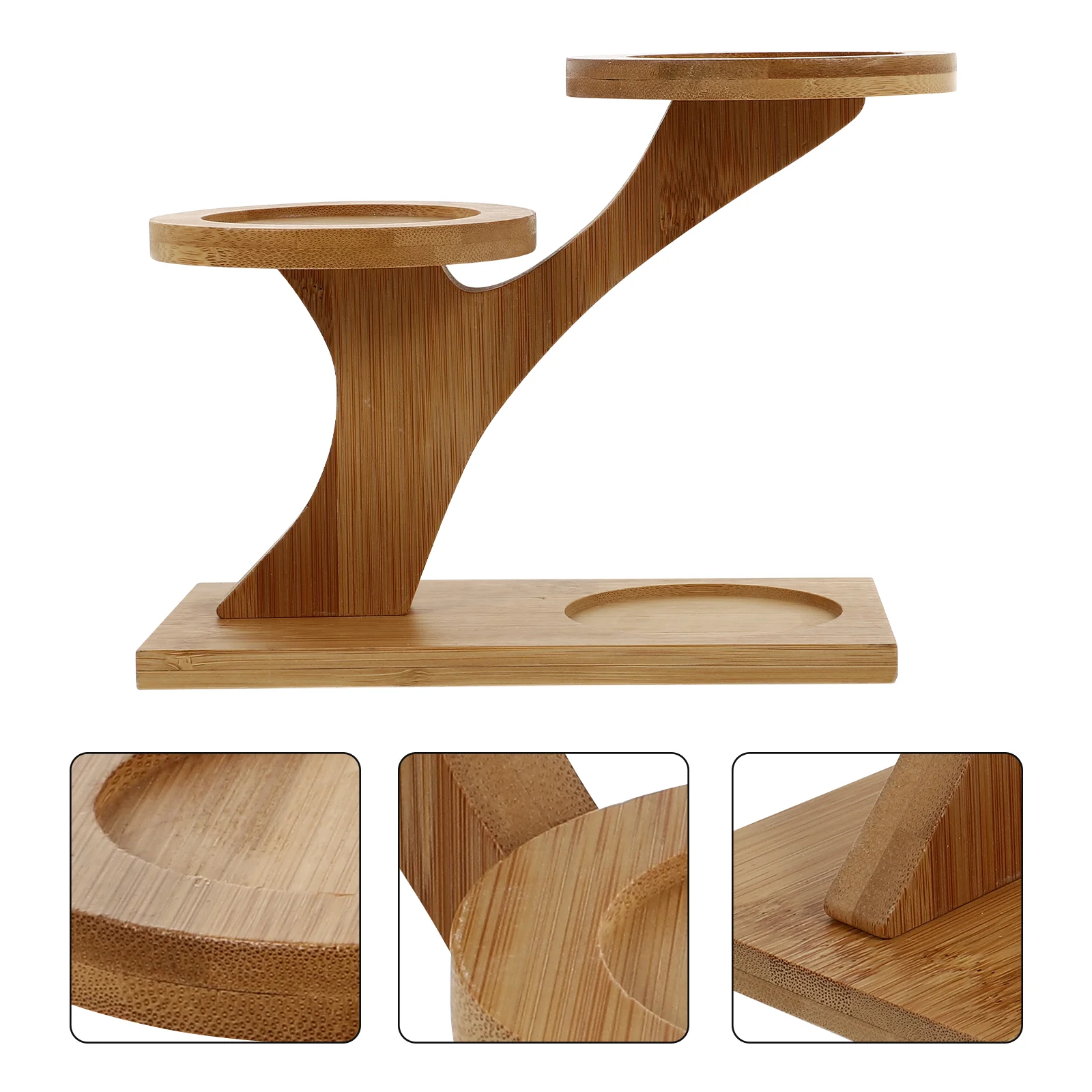 

Wood Flowerpot Rack Desktop Planter Display Stand Indoor Plant Pot Shelf Succulent solid wood bay window sill flower pot shelf