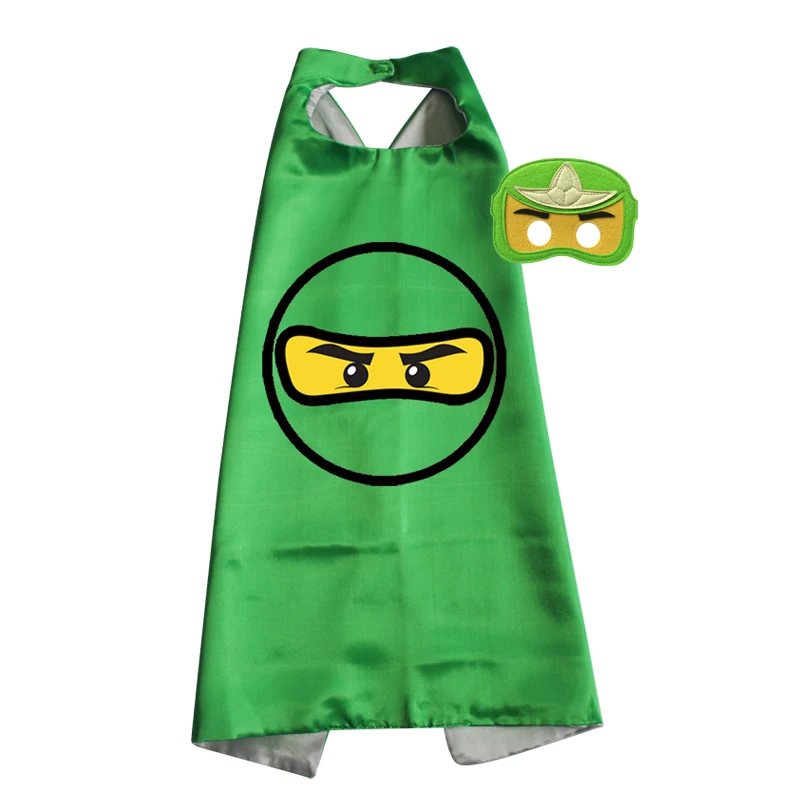 Ninja costume superhero capes with masks for pretend play superhero cosplay costume,kids cosplay costume,superhero capes