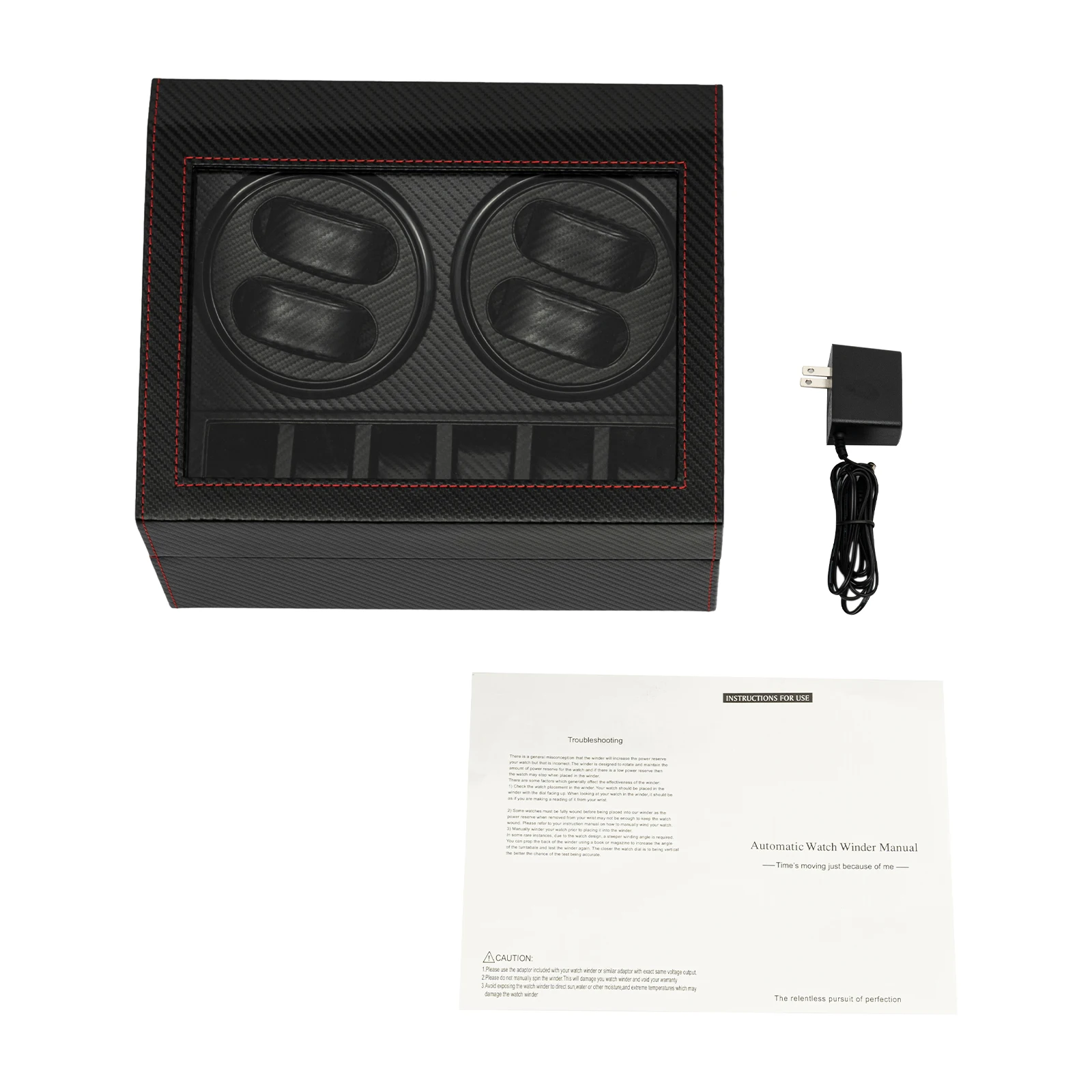 Automatic Watch Winder Box for 10 Watches, Ultra-Quiet 10dB Operation, Non-Magnetic Pro... - SKU LAWW1634 - UGI Packaging