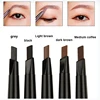 2 in 1 Eyebrow pencil professional Cosmetics makeup for women 5 Colors Waterproof Eyebrow Tattoo brush Long Lasting eyebrow pen 1