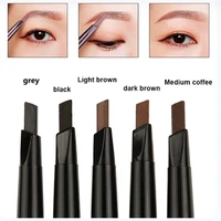2 in 1 Eyebrow pencil professional Cosmetics makeup for women 5 Colors Waterproof Eyebrow Tattoo brush Long Lasting eyebrow pen 1