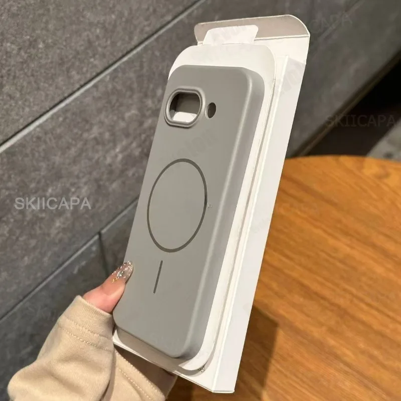 Matte Hard PC Shockproof Bumper Case with Magsafe Wireless Charging Compatibility